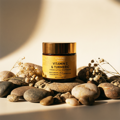 Vitamin C + Turmeric Firming Face Cream – Brightening, Anti-Aging & Dark Spot Corrector