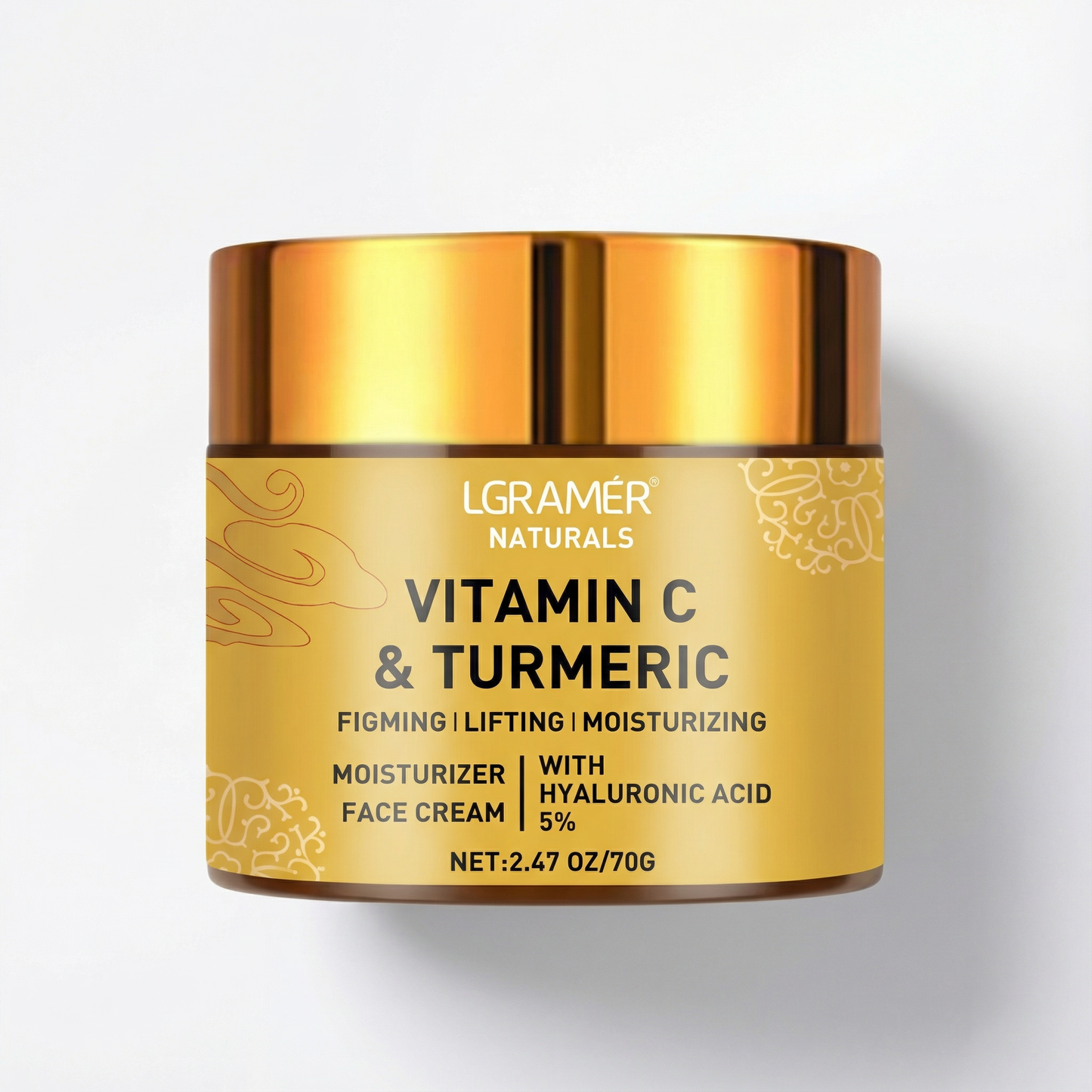 Vitamin C + Turmeric Firming Face Cream – Brightening, Anti-Aging & Dark Spot Corrector