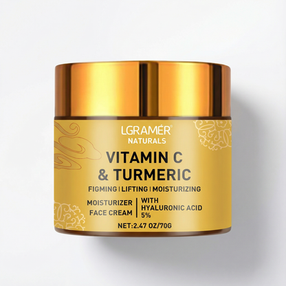 Vitamin C + Turmeric Firming Face Cream – Brightening, Anti-Aging & Dark Spot Corrector